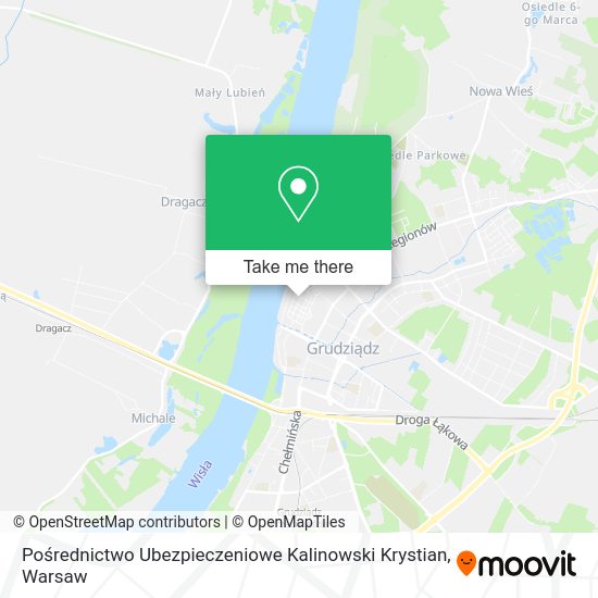 Pośrednictwo Ubezpieczeniowe Kalinowski Krystian map