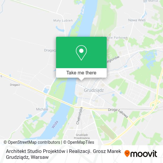 Architekt Studio Projektów i Realizacji. Grosz Marek Grudziądz map