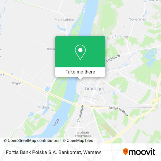 Fortis Bank Polska S.A. Bankomat map