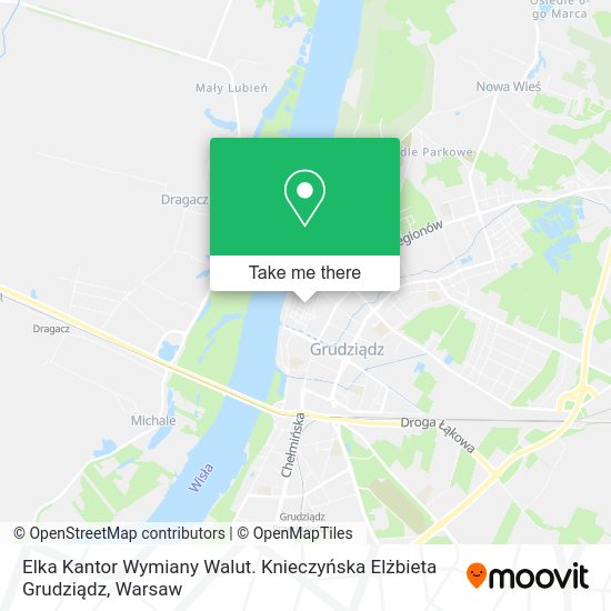 Elka Kantor Wymiany Walut. Knieczyńska Elżbieta Grudziądz map