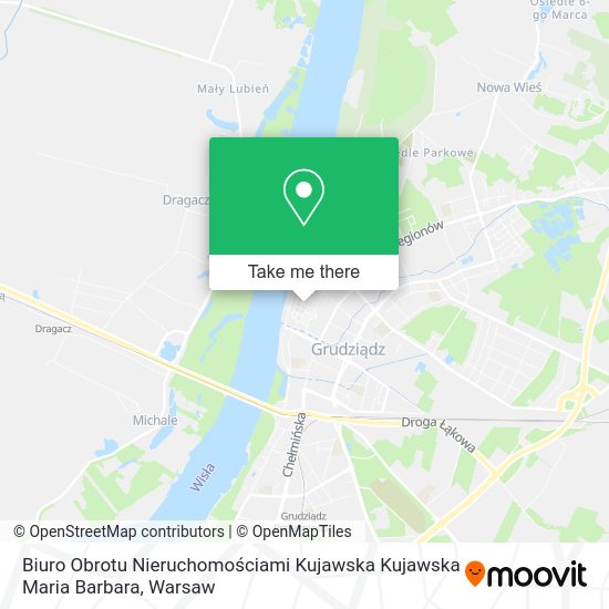 Biuro Obrotu Nieruchomościami Kujawska Kujawska Maria Barbara map