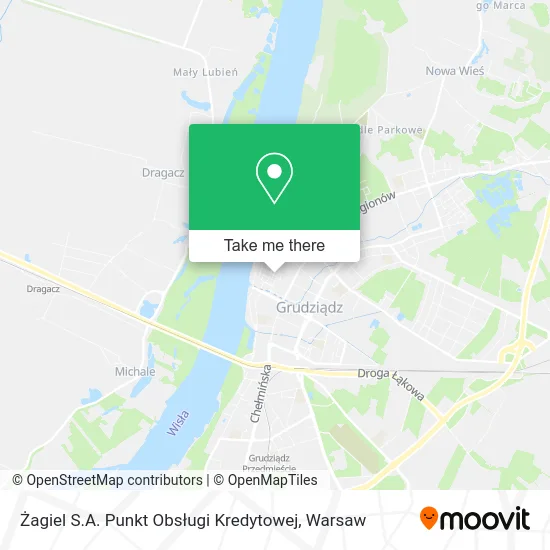 Карта Żagiel S.A. Punkt Obsługi Kredytowej
