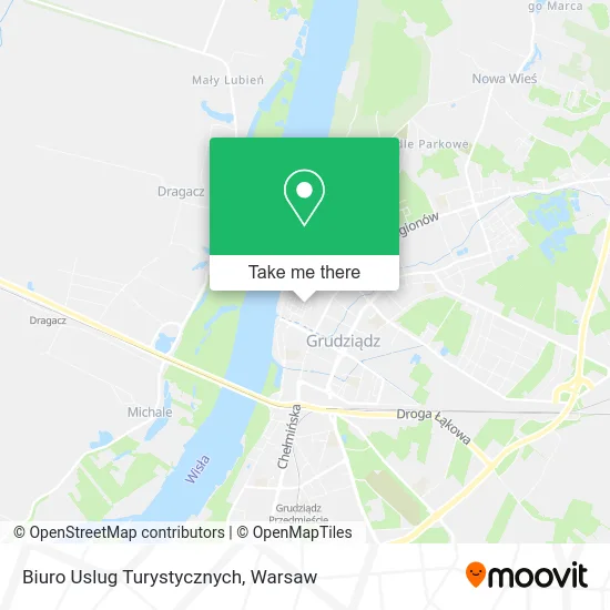 Карта Biuro Uslug Turystycznych