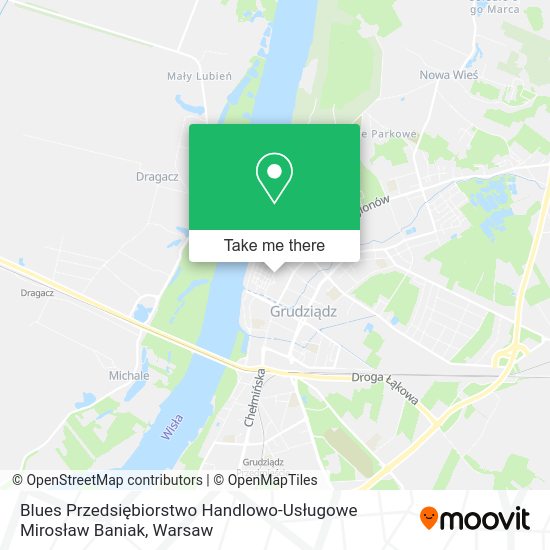 Blues Przedsiębiorstwo Handlowo-Usługowe Mirosław Baniak map