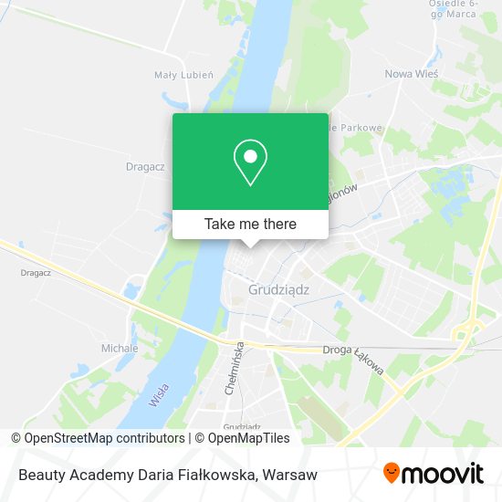 Beauty Academy Daria Fiałkowska map