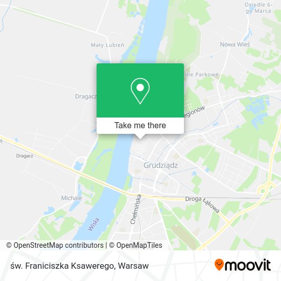 św. Franiciszka Ksawerego map