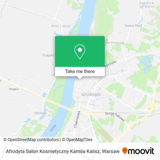 Карта Afrodyta Salon Kosmetyczny Kamila Kalisz