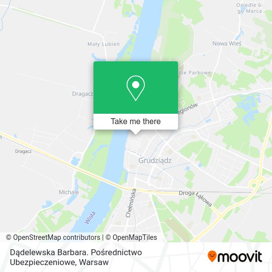 Dądelewska Barbara. Pośrednictwo Ubezpieczeniowe map