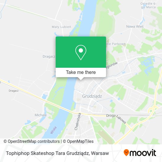 Tophiphop Skateshop Tara Grudziądz map