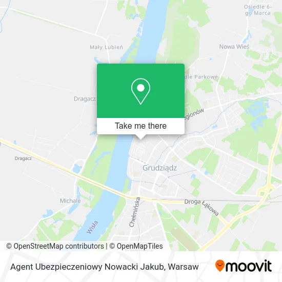 Agent Ubezpieczeniowy Nowacki Jakub map