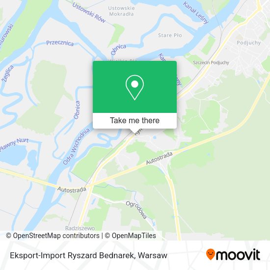 Eksport-Import Ryszard Bednarek map