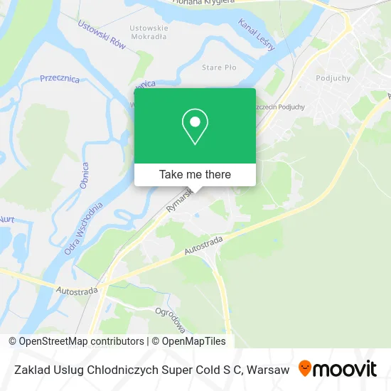 Карта Zaklad Uslug Chlodniczych Super Cold S C