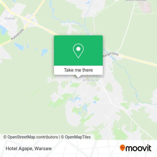 Hotel Agape map