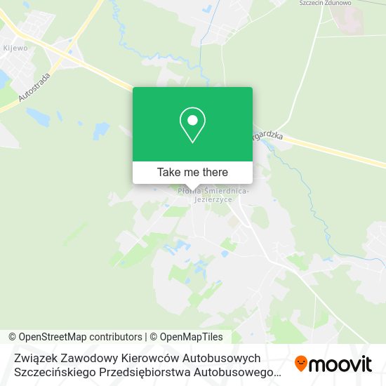 Związek Zawodowy Kierowców Autobusowych Szczecińskiego Przedsiębiorstwa Autobusowego Klonowica Spół map