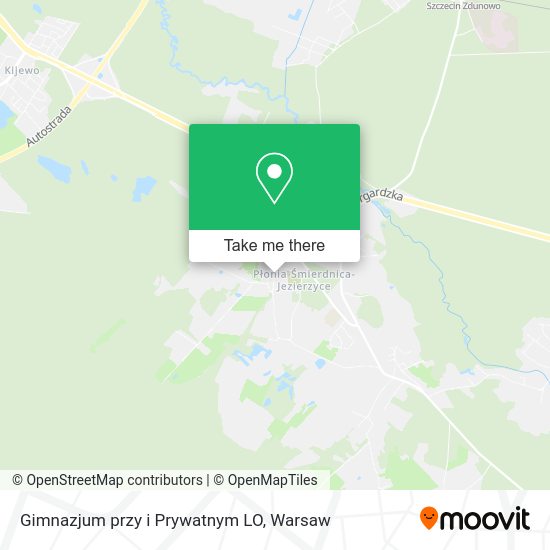 Gimnazjum przy i Prywatnym LO map