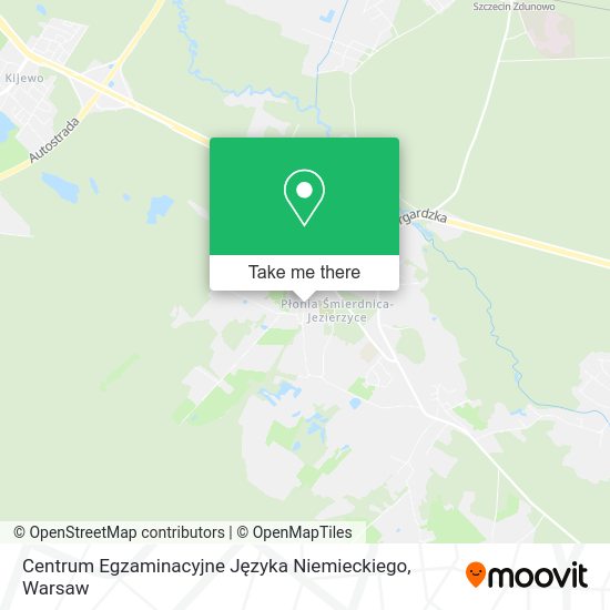 Centrum Egzaminacyjne Języka Niemieckiego map