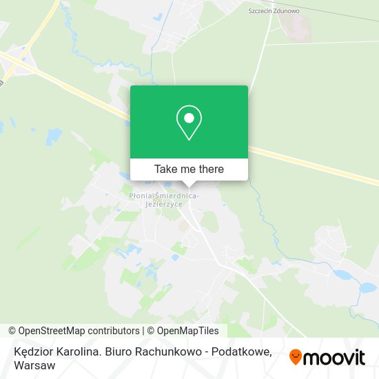 Kędzior Karolina. Biuro Rachunkowo - Podatkowe map