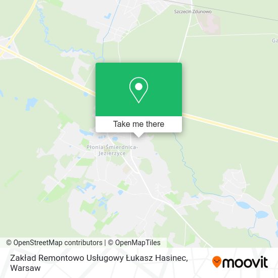 Zakład Remontowo Usługowy Łukasz Hasinec map