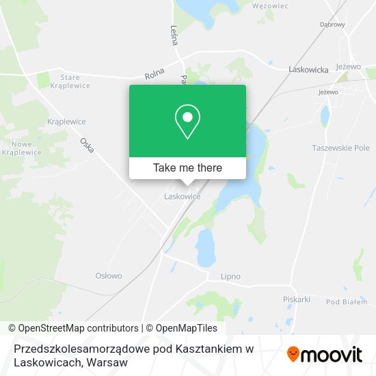 Przedszkolesamorządowe pod Kasztankiem w Laskowicach map