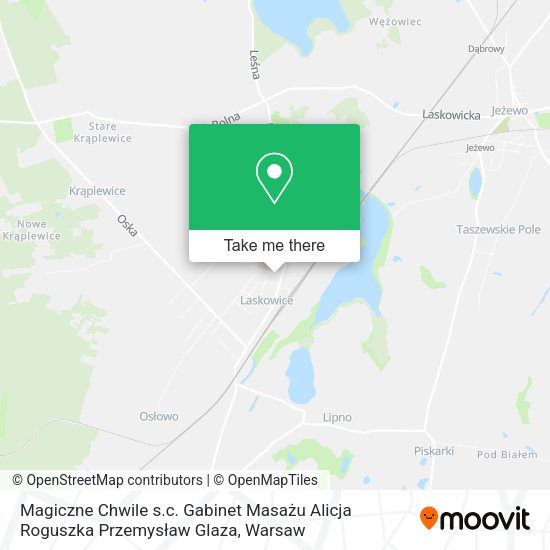 Magiczne Chwile s.c. Gabinet Masażu Alicja Roguszka Przemysław Glaza map