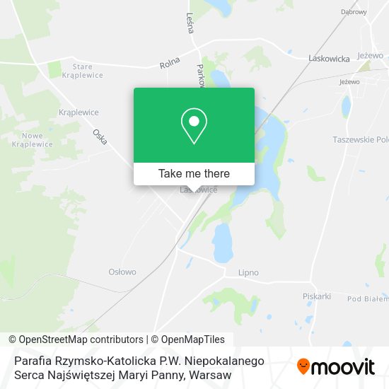 Parafia Rzymsko-Katolicka P.W. Niepokalanego Serca Najświętszej Maryi Panny map