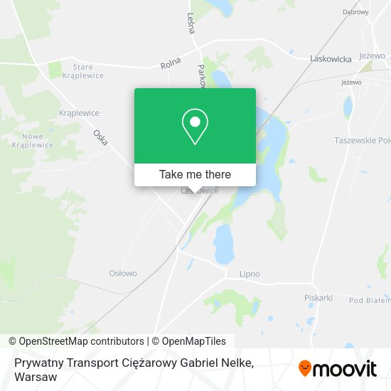 Prywatny Transport Ciężarowy Gabriel Nelke map