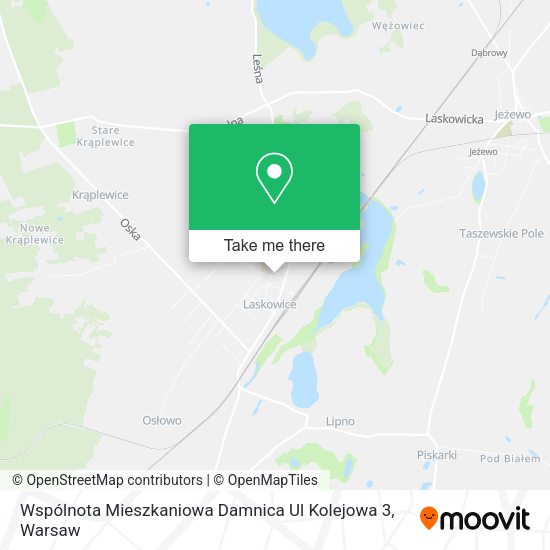 Wspólnota Mieszkaniowa Damnica Ul Kolejowa 3 map