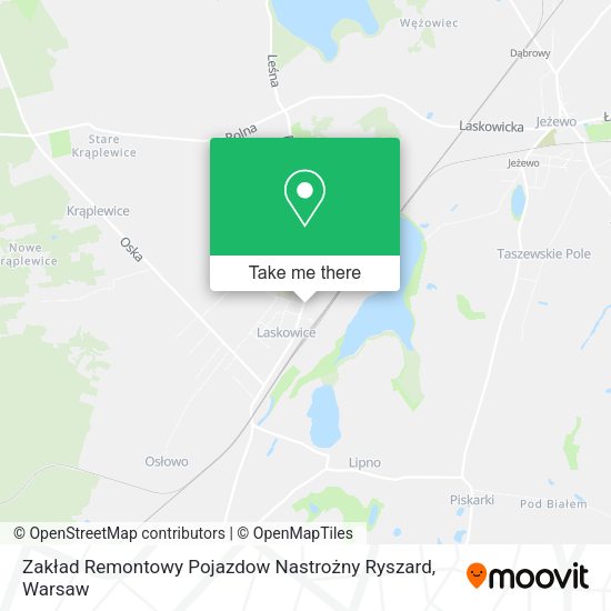 Zakład Remontowy Pojazdow Nastrożny Ryszard map