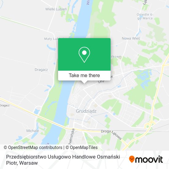 Przedsiębiorstwo Usługowo Handlowe Osmański Piotr map