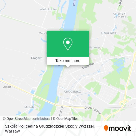 Szkoła Policealna Grudziadzkiej Szkoły Wyższej map