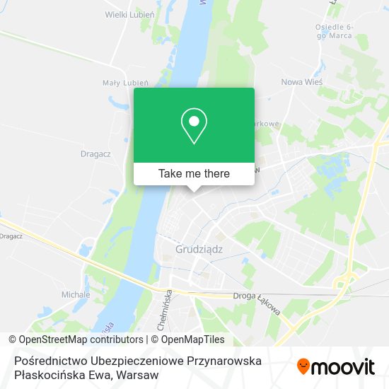 Pośrednictwo Ubezpieczeniowe Przynarowska Płaskocińska Ewa map