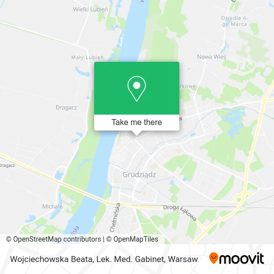 Карта Wojciechowska Beata, Lek. Med. Gabinet