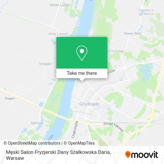 Męski Salon Fryzjerski Dany Szałkowska Daria map