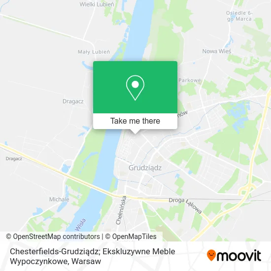 Карта Chesterfields-Grudziądz; Ekskluzywne Meble Wypoczynkowe
