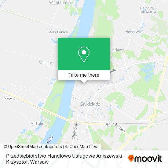 Przedsiębiorstwo Handlowo Usługowe Aniszewski Krzysztof map