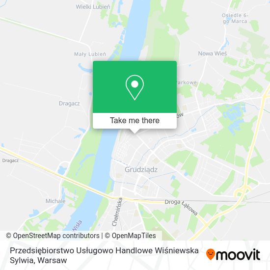 Przedsiębiorstwo Usługowo Handlowe Wiśniewska Sylwia map