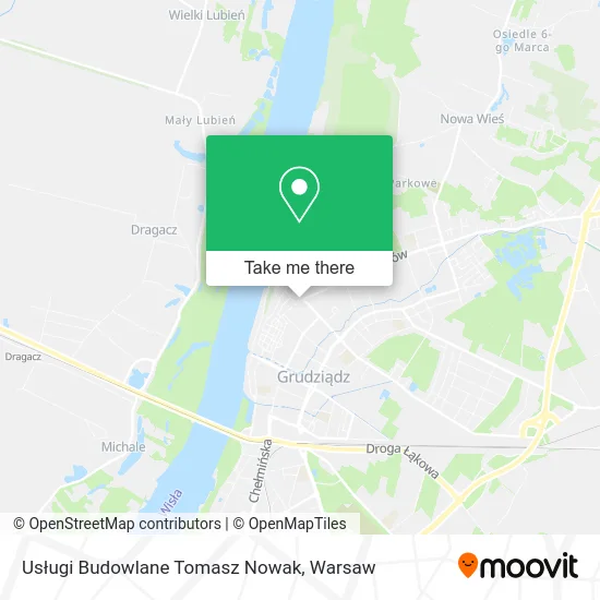 Карта Usługi Budowlane Tomasz Nowak