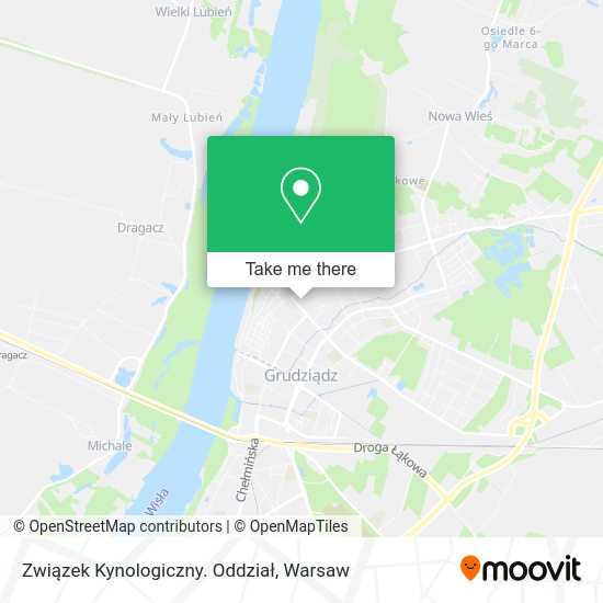 Związek Kynologiczny. Oddział map