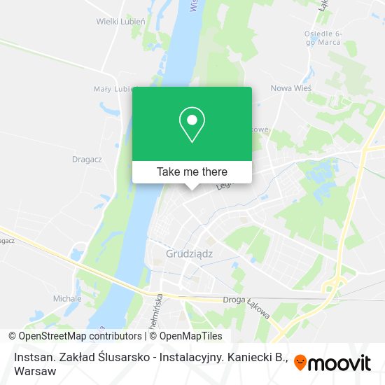 Instsan. Zakład Ślusarsko - Instalacyjny. Kaniecki B. map