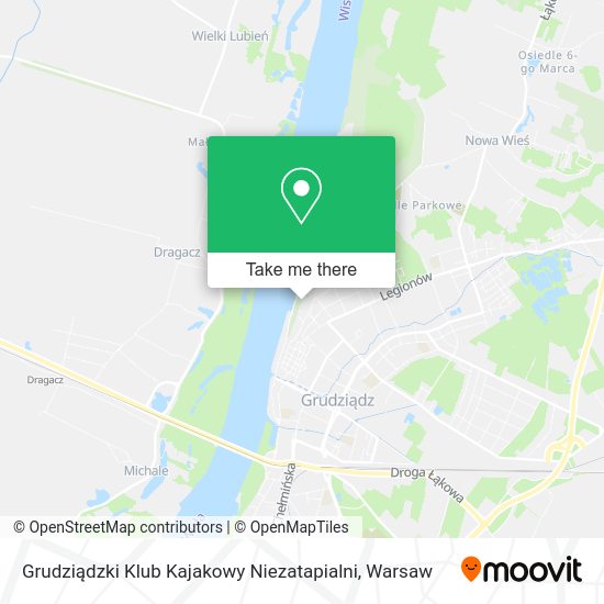 Grudziądzki Klub Kajakowy Niezatapialni map