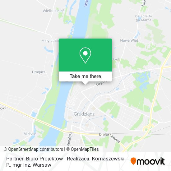 Partner. Biuro Projektów i Realizacji. Kornaszewski P., mgr Inż map