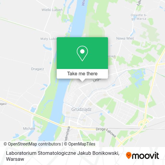 Карта Laboratorium Stomatologiczne Jakub Bonikowski