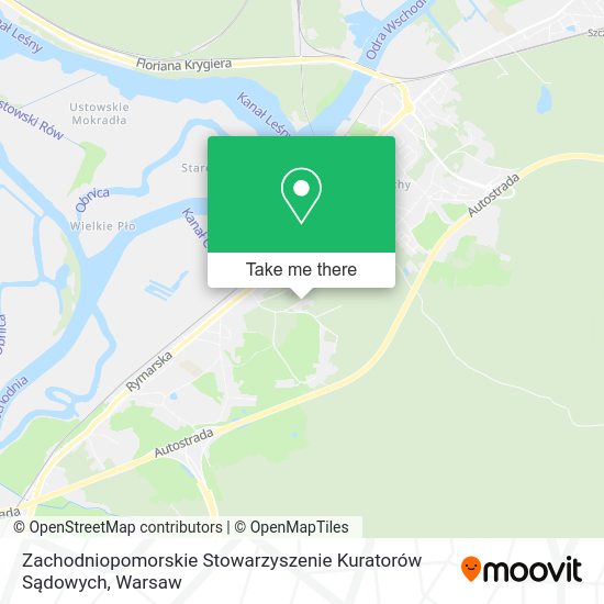 Карта Zachodniopomorskie Stowarzyszenie Kuratorów Sądowych