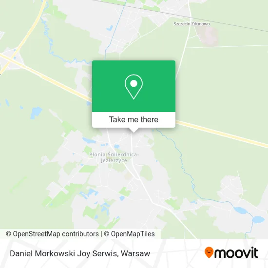 Daniel Morkowski Joy Serwis map