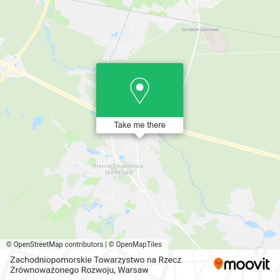 Zachodniopomorskie Towarzystwo na Rzecz Zrównoważonego Rozwoju map