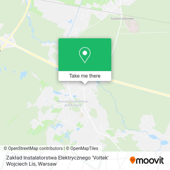 Zakład Instalatorstwa Elektrycznego 'Voltek' Wojciech Lis map