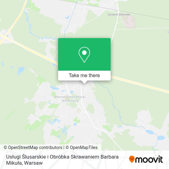 Usługi Ślusarskie i Obróbka Skrawaniem Barbara Mikuła map