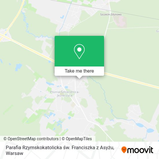 Parafia Rzymskokatolicka św. Franciszka z Asyżu map