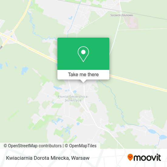 Kwiaciarnia Dorota Mirecka map