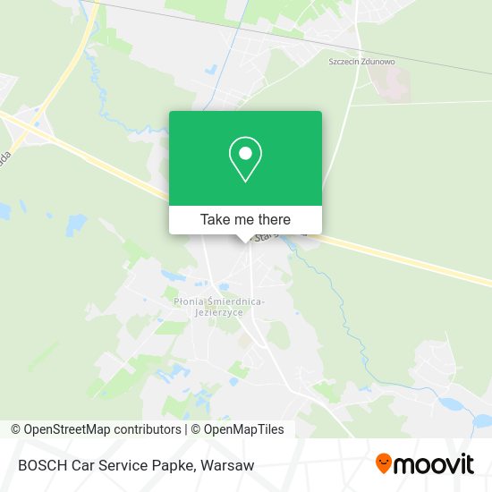 BOSCH Car Service Papke map